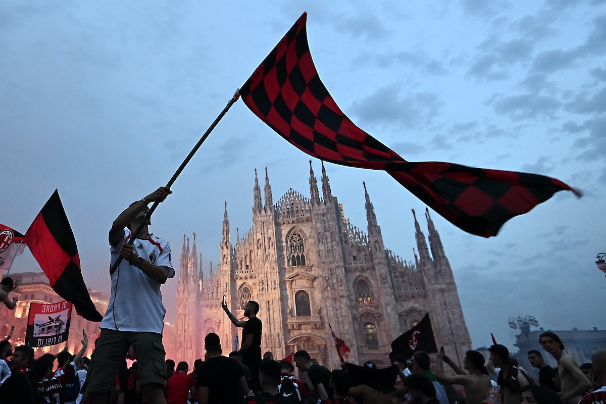 festa scudetto milan duomo